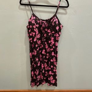 Black Flowered Dress